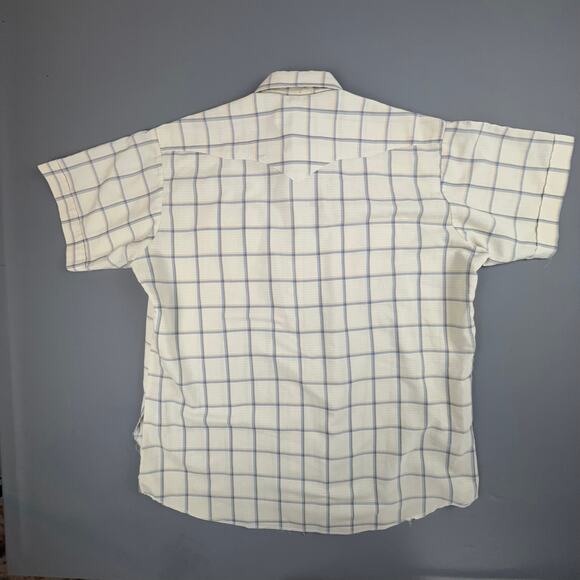 Panhandle Slim Pearl Snap Shirt Men Large Western Plaid Vintage Rodeo - Picture 3 of 7